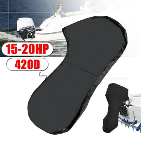 15 -20HP 420D Full Outboard Boat Motor Engine Cover Dust Rain Protection (Best Ar 15 Dust Cover)