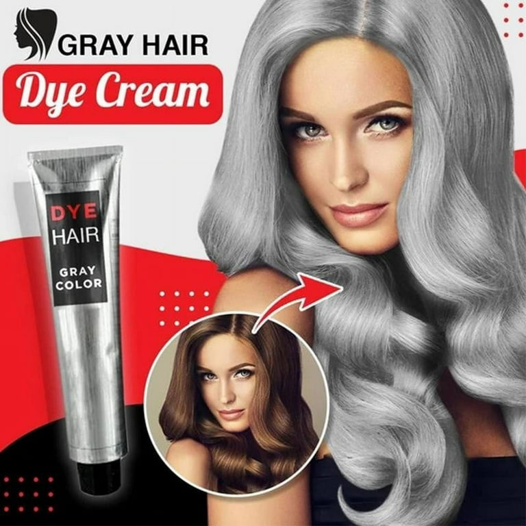 Punk Style Unisex Permanent Hair Coloring Cream, Smoky Grey Punk Style Unisex Permanent Hair Coloring Cream, Smoky Grey