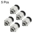 thumbnail image 3 of Uxcell 5pcs Push to Connect Fitting 6mm x 10-32" Thread Straight Union Fitting, Black, 3 of 7