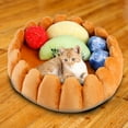 thumbnail image 4 of Cute  Pets Pads Absorbent Tart Bed Mat Kennel With Fruit-shaped Pillow For Dogs Cats Keep Warm, 4 of 8