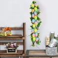 thumbnail image 6 of LEWEEN Artificial Easter Egg Wreath Decorations with Eggs and Flowers, Mantel Fireplace Stairs Table Front Door Decor, Easter Party Home Decoration for Spring Holiday, 6 of 6
