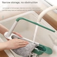 thumbnail image 5 of Onwddarefy Sink Storage Rack,Onddarefy Updated Telescopic Sink Storage Rack Adjustable,Multipurpose Kitchen Sink Organizer with Towel Hanger (Black), 5 of 7