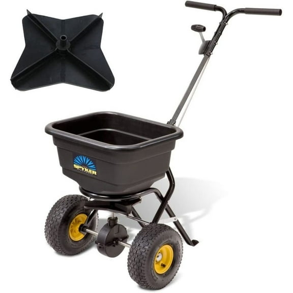 "Spyker P20-5010 Residential 50-Pound Broadcast Spreader with Replacement 1008209 Impeller (Bundle, 2 Items)"
