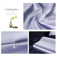 thumbnail image 3 of Fiudx Funda de Almohada de Seda Satinada, Suave y Transpirable, Efecto Refrescante para El Cabello y La Piel, Cierre de Cremallera, Reduce Las Arrugas y El Encrespamiento, Ideal para Cabello Rizado,, 3 of 5