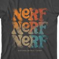 thumbnail image 2 of Nerf Repeat Text Crew Neck Short Sleeve Charcoal Heather Boy's T-shirt
-Medium, 2 of 4