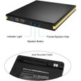 thumbnail image 3 of Grabador de DVD/CD externo, lector USB 3.0, 3 of 5