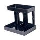 thumbnail image 1 of Organizador de escritorio de doble capa, soporte acrílico para mesa de estudio interior. Negro, 1 of 9