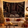 thumbnail image 3 of Vintage Armchair and Books Tapestry Wall Hanging, 3 of 7