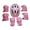 Pink, variant on Soumake Kids Children Roller Skates Bike Safety Helmet Knee Elbow Wrist Guard Pad Set Practical