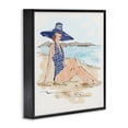 thumbnail image 3 of Stupell Industries Glam Sun Bathing Beauty Black Framed Giclee Art, 12 x 12, by Anne Tavoletti, 3 of 8
