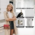 thumbnail image 6 of Pzuqiu Aztec Tribal Leather Crossbody Bags for Women Versatile Exquisite Soft Leather Quilted Shoulder Bag with Chain Strap Craftsmanship Trendy Compact for Daily Use, 6 of 7