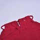 thumbnail image 5 of Gibobby Vestido de verano casual para mujer Vestido de tirantes anchos ligeros con cuello de encaje a la moda para mujer Color sólido transpirable suelto(Rojo,M), 5 of 5
