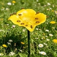 thumbnail image 4 of Flower Shaped Pollinator Waterer Feeder With Metal Stake Outdoor Garden Decor Butterfly Hummingbird Feeder For Yard Backyard Patio Insect Waterer, 4 of 6
