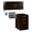 Mocha Cherry, variant on Bush 3 Drawers Vertical Lockable Filing Cabinet, Cherry