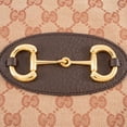 thumbnail image 6 of Pre-Owned Gucci Horsebit 1955 Shoulder Bag 602089 in GG Canvas/Leather Beige/Brown. Women's...., 6 of 19