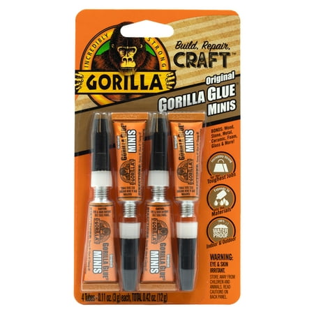 Gorilla Glue .35oz Super Glue with Brush & Nozzle