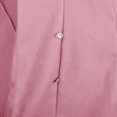 thumbnail image 5 of IROINNID Women's Trench Coat Notch Lapel Solid Color Long Sleeve Loose Casual Buttons Loose Hoodless Outerwear Tops, Pink, 5 of 5