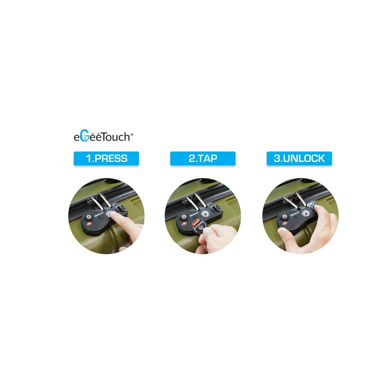 eGeeTouch NFC Smart Luggage Zipper Lock, Instantly Transform your