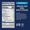 thumbnail image 2 of Archer Jerky Mini Beef BCF26 Jerky Sticks - Grass Fed Beef Sticks Individually Wrapped, Bulk Snack Packs, Gluten Free, Paleo, Keto - .5 oz (Pack of 12), 2 of 3