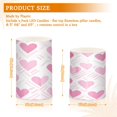 thumbnail image 6 of Yayeee Flameless Candles with Remote Flickering Battery Operated Multi Color Changing, Geometric Love, 6 of 7
