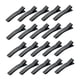 thumbnail image 4 of Pinzas para el cabello Fernando 20 Piezas Negras Dentadas 6 CM, 4 of 8
