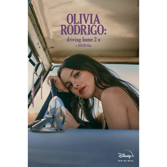 Olivia Rodrigo Driving Home 2 U Inspired Wall Art with Cinematic Pop Music Aesthetic – Size 24x36 Unframed Poster