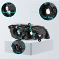 thumbnail image 3 of For 11-19 Dodge Grand Caravan Headlamp 08-16 Chrysler Town&Country headlight 2PC, 3 of 7