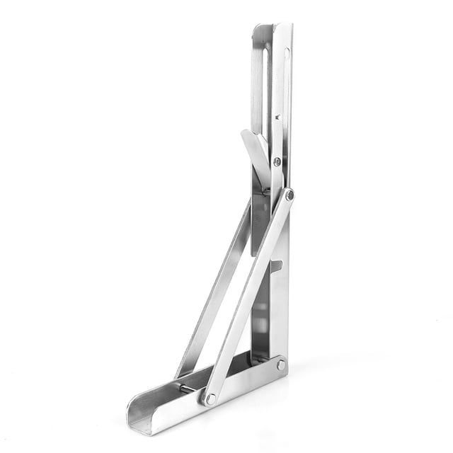 Soporte plegable montado en la pared NikouMX Soporte triangular de esquina de Acero inoxidable 8 10 12 14 16 pulgadas