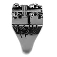 thumbnail image 2 of Anillo Color Plata Para Hombres de Acero Inoxidable Cruz y Calaveras, 2 of 4