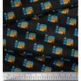 thumbnail image 2 of Soimoi polyester Crepe Fabric House Architectural Decor Fabric Printed Yard 52 Inch Wide, 2 of 5