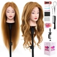 thumbnail image 1 of Cabeza de Maniquí Neverland Belleza y Salud 28" con 80% Cabello Humano, 1 of 9
