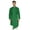 Green, variant on Atasi Casual Solid Long Sleeve Cotton Kurta For Indian Mens Mandarin Collar Irregular Hem Ethnic Shirt