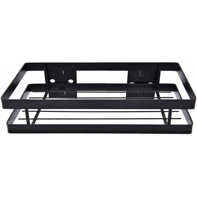 Especiero de Hierro Forjado con Hebilla para Colgar para Cocina, Botellas, Mermeladas, 1 Pieza, Negro, 35 cm