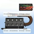 thumbnail image 5 of Waterproof 12v Relay Fuse Box 12 ATO/ATC Fuse and 4 Way Relay Block with Pre-Wired Harness for Marine, Automotive Car, 5 of 6