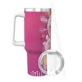 thumbnail image 2 of Goofa Cute Pink Axolotl A Print 40oz Ice Bully With Handle And Straw Stainless Steel Vacuum Insulated Cup And 2 In 1 Straw Lid, 2 of 8