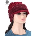 thumbnail image 2 of Luxtrada Womens Bib Beanie Hat Pom Bobble Scarf Mask Set Knitted Winter Warm Snow Ski Cap Knit Skull Cap with Fleece Lined, 2 of 6