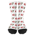 thumbnail image 2 of Blue Stockings 67 Cute Printed Socks Baseball Socks, 2 of 5