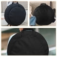 thumbnail image 4 of LOLIPPYY Cymbal Storage Bag with Thick Sponge Inserts for Protection and Easy Transport in Black, 4 of 8