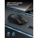 thumbnail image 4 of Ratón inalámbrico RAPIQUE Bluetooth recargable Tri-Mode BT5.1, 4 of 7