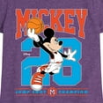 thumbnail image 3 of Disney - Mickey Jump Shot - Toddler & Youth Girls Short Sleeve Graphic T-Shirt, 3 of 5