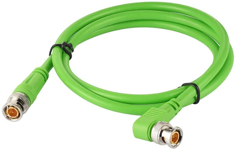 Superbat 3G/6G HD SDI BNC-kabel, 0,30 m, dun kort (Belden 1855A) - ondersteunt HD-SDI/3G-SDI/4K/8K camerarecorder, precisie-video (2 stuks