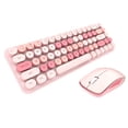thumbnail image 1 of Mofii Mofii Wireless 2.4G Keyboard and Mouse Combo, Silent Click, 3-Level DPI Adjustable Mouse, Compact Design, Plug & Play, Cherry Blossom Pink (Batteries Not Included), 1 of 6
