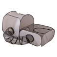 thumbnail image 3 of Túnel para gatos 2 en 1, plegable, portátil, centro de juegos interactivo de malla transpirable L, 3 of 8