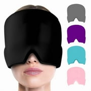 Headache Relief Hat, Ice Cap for Migraines Tension Sinus Headache Relief, Snugly Fit for Head Ice Pack Cap with Gel Ice for Headache Migraine Relief, Compressed Therapy Headache Relief Cap