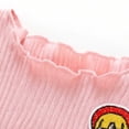 thumbnail image 6 of Aihuaihua Toddler Girls' Sleeveless Ribbed Tank Top Cute Cartoon Embroidered & Printed Cotton T-Shirt for Little Girls 18M-6Y Pink 18-24 Months, 6 of 7