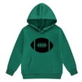 thumbnail image 5 of Tiijoy Toddler Girls Outfits Football Graphic Hoodie and Sweatpants Sweatsuit, Sizes 4-5, 5 of 5