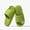 green, variant on Slippers with a cool, cushioned feel for men, suitable for both indoor and outdoor wear. Durable summer slippers for couples, featuring a thick sole for slip resistance in the bathroom.