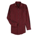 thumbnail image 1 of bar III Chemise Habillée pour Homme Extensible Facile d'Entretien à Boutons, Rouge, Encolure 16-16,5 Pouces Manche 32-33 Pouces, 1 of 1