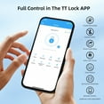 thumbnail image 4 of Keyless Entry Door Lock with Keypad - Fingerprint Door Lock - Door Handle Lock with Code - Smart Lock for Front Door - Electronic Digital Keypad Door Lock - Auto Lock & App Control, 4 of 10