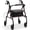 Burgundy Red, variant on Naipo Mobility Rollator Walker for Seniors with Seat, Foldable Rolling Medical Walker with 6 inch Wheels, Aluminum Frame Supports Up to 300 lbs, Burgundy